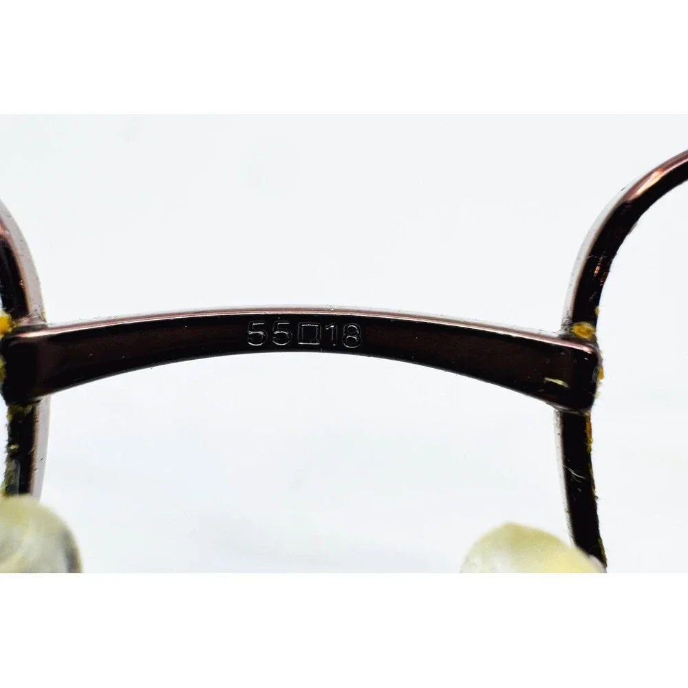 Luxottica Eyeglass Frames Mens Brown LU 1338 T288 Rectangular 55-18-140